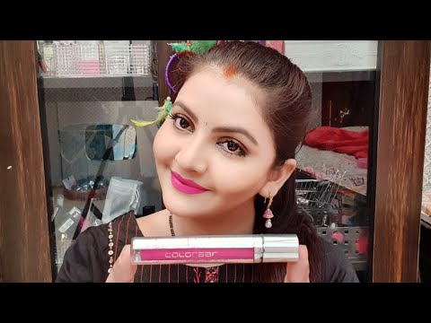 Colorbar kiss proof lipstain blush crush lip swatch | pink lipstick for monsoon | RARA