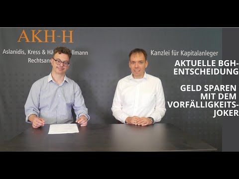 New Update Aktuelle BGH-Entscheidung: Viel Geld sparen mit dem Vorfälligkeitsjoker