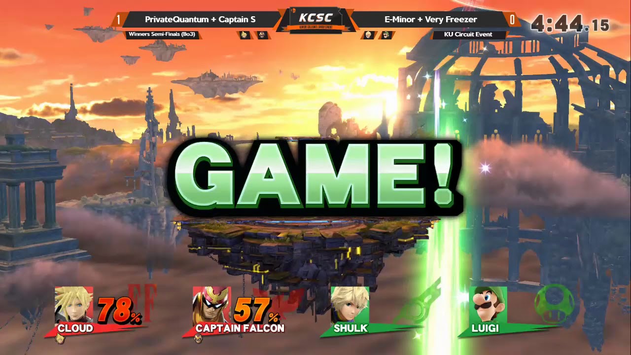 KCSC @ KU - Doubles Winners Finals - PrivateQuantum + Captain S vs Very Freezer + E-Minor