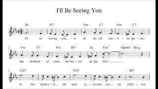 Miniatura del video "I'll Be Seeing You Irving Kahal, Sammy Fain"