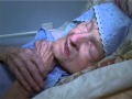 Granny is 107 years old but .../ Трогательно. Бабушке 107 лет.