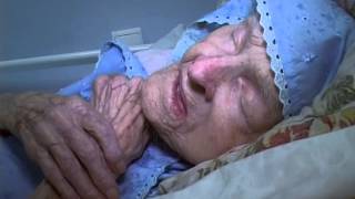 Granny is 107 years old but .../ Трогательно. Бабушке 107 лет.