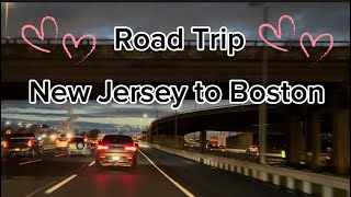 Road Trip New Jersey to Boston Massachusetts
