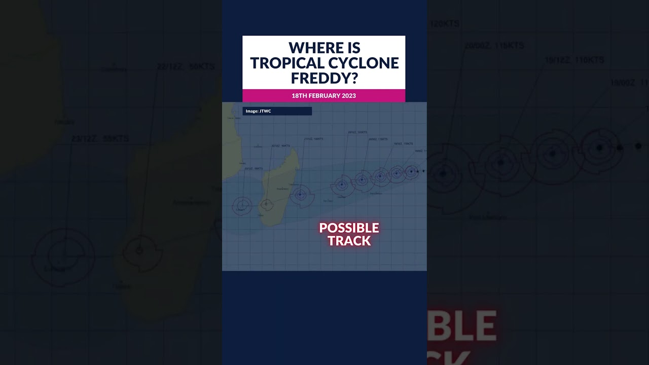 Where is Tropical Cyclone Freddy?
