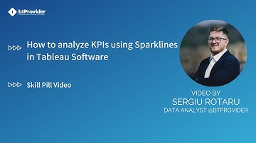How to analyze KPIs using Sparklines in Tableau  (EN)