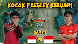 WHAT META IS THIS ‼️HILARIOUS LESLEY GOLDLANE ❗INDONESIA VS SINGAPORE GAME 1 - ASIAN GAMES MLBB 2026 WHAT META IS THIS ‼️HILARIOUS LESLEY GOLDLANE ❗INDONESIA VS SINGAPORE GAME 1 - ASIAN GAMES MLBB 2026