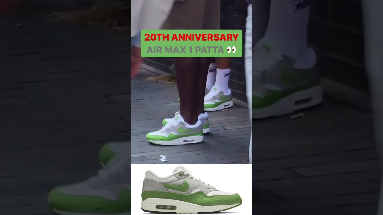 🦠👀 🚨 Nike Air Max 1 x Patta “Chlorophyll” a new colorway is coming! AirMax1 