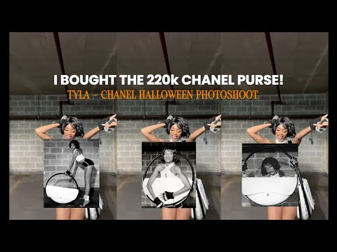 I BOUGHT 220K CHANEL PURSE TYLA CHANEL BEHIND THE SCENES PHOTOSHOOT