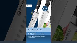 3PC Chef Knife Set 53% OFF Now $19.78