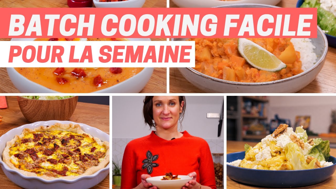 1 semaine de batch cooking avec les légumes de septembre