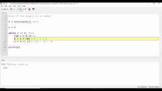Sum of Digits in Python | Looping Logic Program