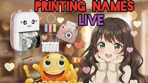 Writing my subscriber names in printer 🖨️#shotlive#virallive#viralprinter#names