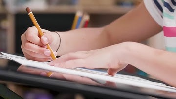 Drawing On Paper Stock Video