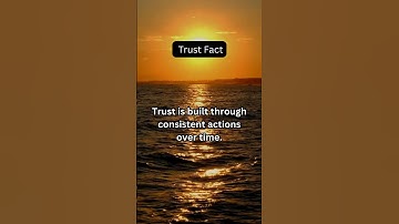 Building Trust in Relationships: The Importance of Consistency and Integrity #mentalhealth #facts