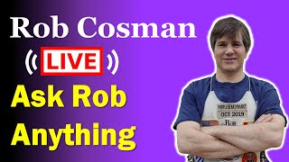 Ask Rob Anything - Live Q & A (7 DEC 2024) @RobCosmanWoodworking