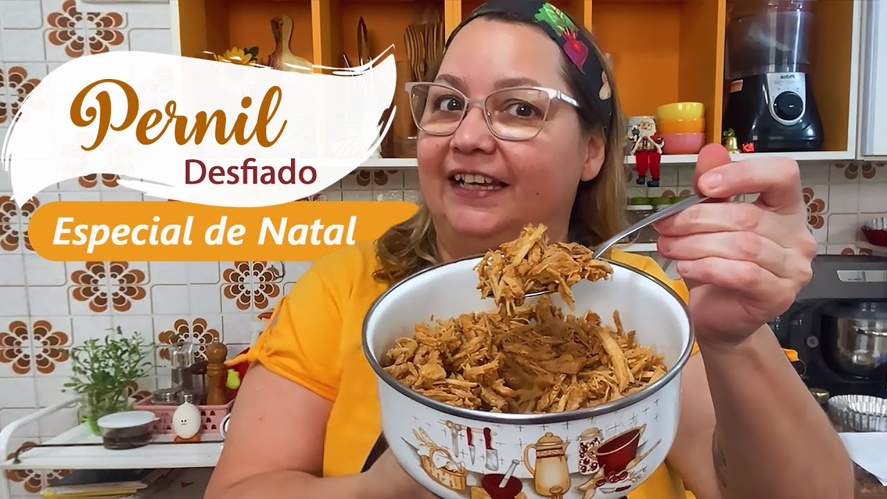 Pernil desfiado de Natal -  Essa Receita é cheia de sabor e afeto