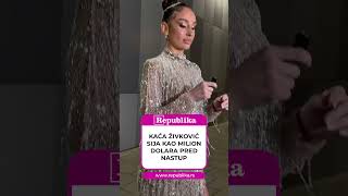 Kaća Živković sija kao milion dolara pred nastup #estrada #kaćaživković