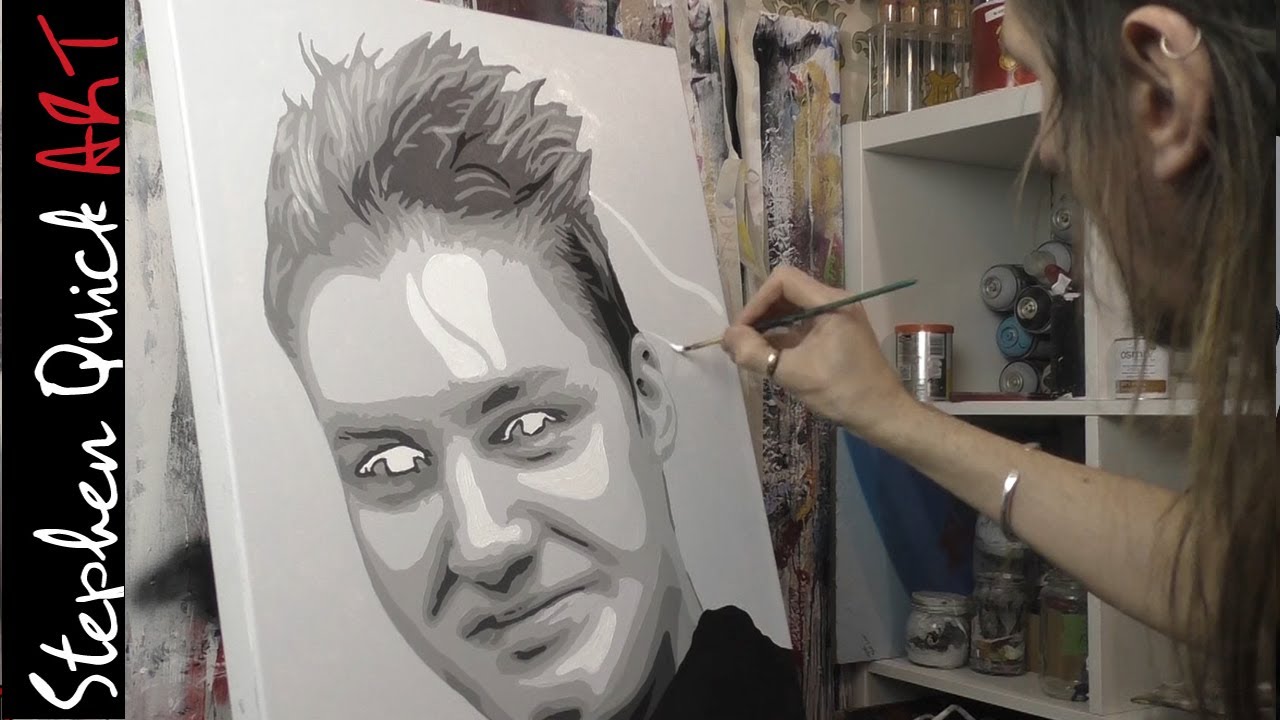 PORTRAIT COMMISSION PAINTING Jurgen  'Grandbrat' lol