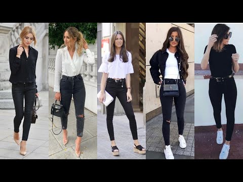 Video: Lo que está de moda para combinar con jeans negros