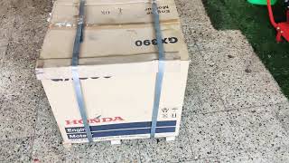 Unboxing Honda GX390 petrol Engine from Skylight Power
