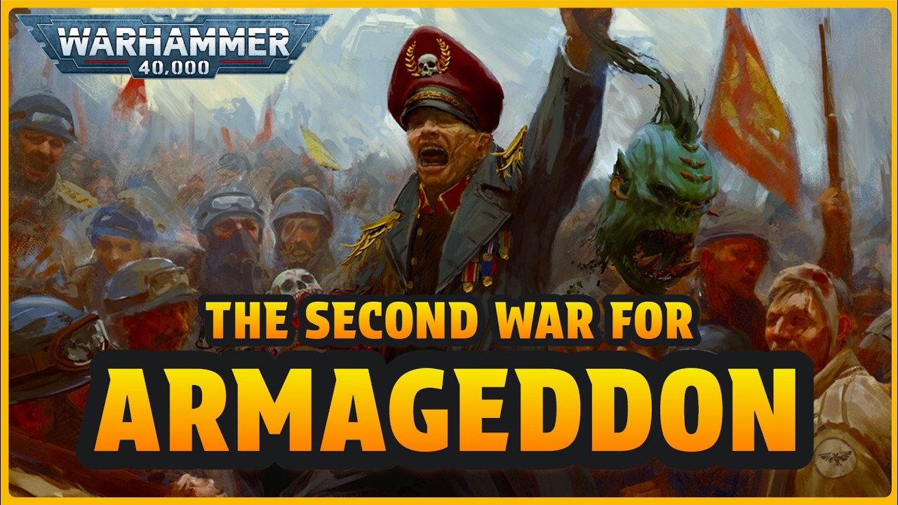 The SECOND WAR for ARMAGEDDON I Warhammer 40k Lore and Story - YouTube
