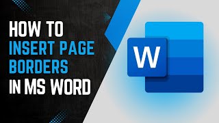 How to Insert Page Borders in MS Word – Easy Tutorial || Virtual Comrade