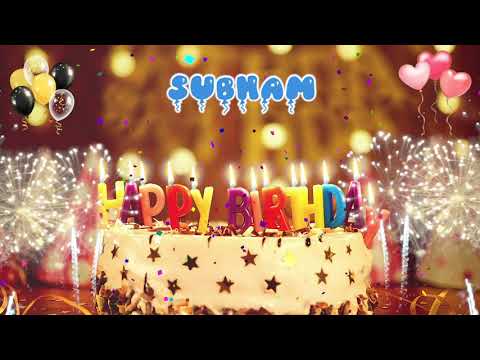 SUBHAM Birthday Song  Happy Birthday Subham