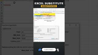 Excel Substitute Function helps to replaces the existing text with a new text | Learn Substitute