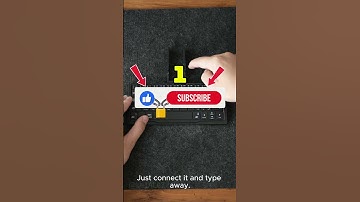 This Mini Keyboard Turns Your Phone Into a Computer! 🤯 #desksetup #workspace #aesthetic