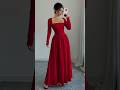 أفخم فساتين باللون الاحمر نااارر متوفرة للطلب والتوصيل لجميع انحاء العالم