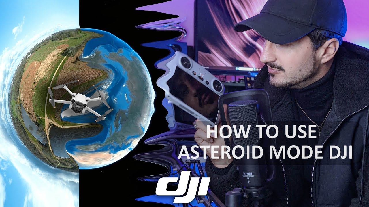 How to use Asteroid Mode (QuickShots) in DJI Mini 3 pro?