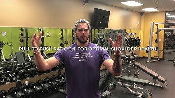 Pull to Push Ratio for Optimal Health
