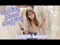 I Bought a NEW Wedding Dress *one month before the wedding*