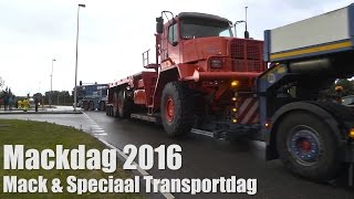 Mackdag 2016 Truckshow Amsterdam, Heavy Haulage, Special transport, Oldtimers, American trucks