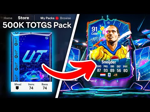 500K 83+ x70 TOTGS PACKS! 🤯 FC 24 Ultimate Team