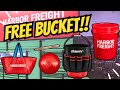 Harbor Freight Free Bucket Weekend 🚨 Oct 3–5 (With $29.99 Purchase or Free for ITC)