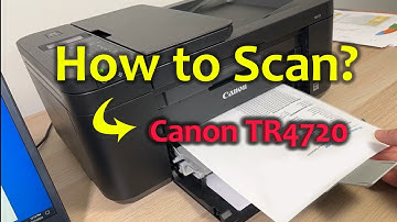 How to Scan Canon PIXMA TR4720 Printer!! | #howto #tr4720