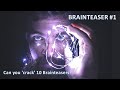 Brainteaser 1 think outside the box