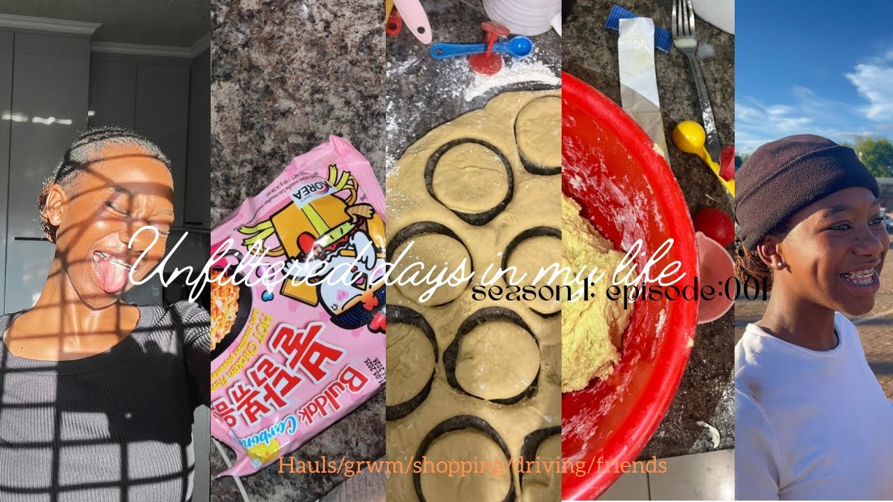 Unfiltered days in my life: baking| shopping| hauls| grwm’s and more