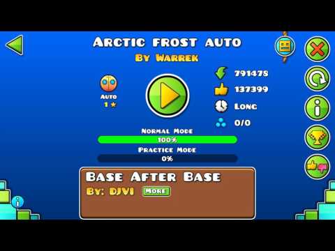 Geometry dash 玩家製作地圖（ARCTLC FROST AUTO）PE.30
