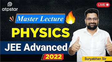 Master Lecture from Kota: JEE Advanced 2022 | Physics by Suryabhan Sir | ATP STAR Kota