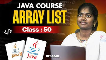 Java Programming 2025 | Ep 50  | ARRAY LIST in Java With sample program |  in தமிழ்