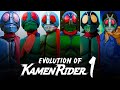 Evolution Of Kamen Rider 1 Ichigo In Live Action Animation 1971 2025