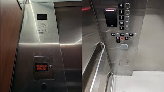 EPIC FAIL! KONE KSS 570 EcoDisc MRL Traction Elevator at Beaumont Hospital in Farmington Hills, MI