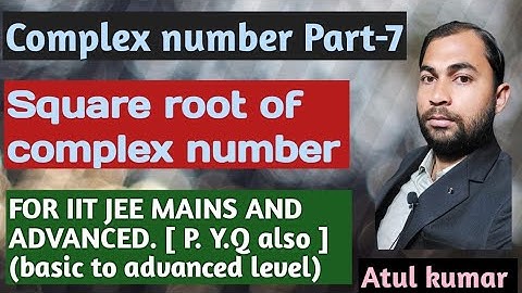Complex number part-7 | jee mains and advanced | pyq - 1990 to 2023 | for 2024 | by atul kumar sir