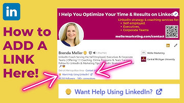 How to Add a Link and Text to the Top of Your LinkedIn Profile