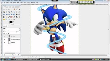 Tutorial | How to make the neon beam effect in Gimp