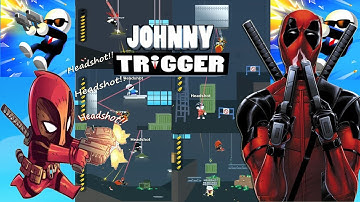 Johnny Trigger - Deadpool Skin Game Walkthrough Part 2,  Auto Headshot cheat cheat gold hack