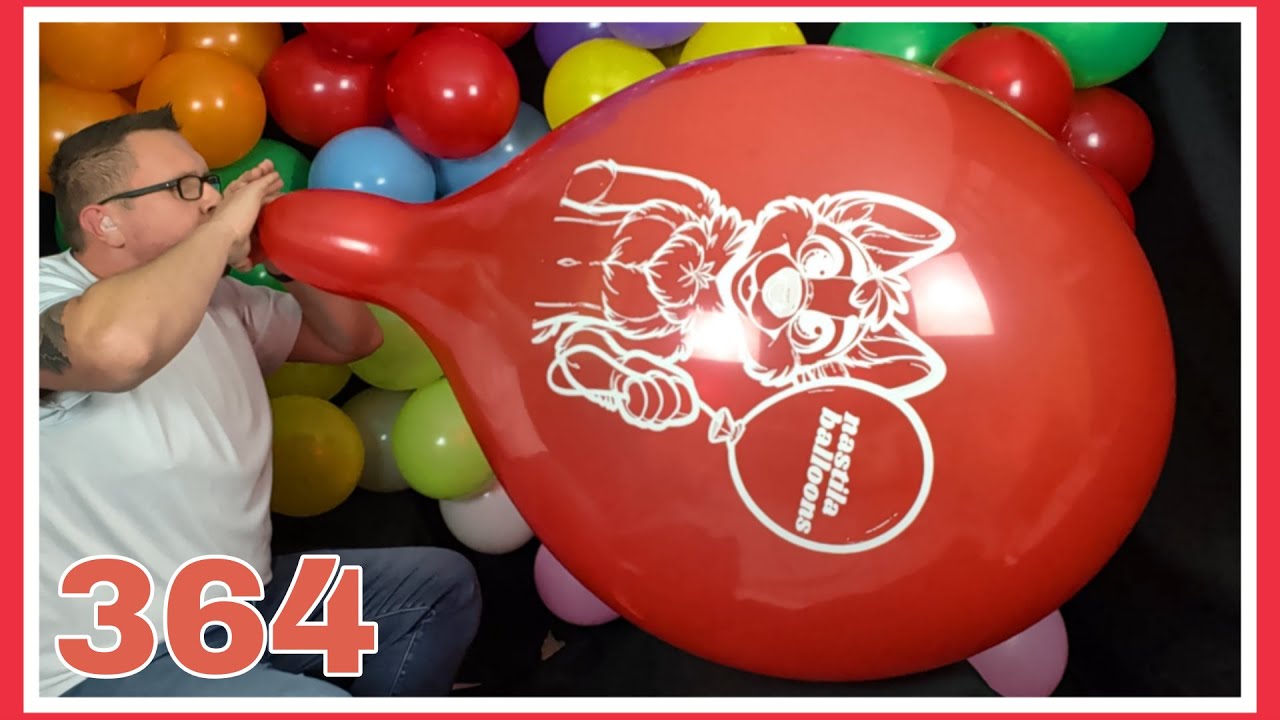 364 - b2p huge 24" furry Belbal balloon