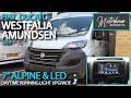 FIAT Ducato Westfalia Amundsen 2019 Upgrade! NEW 7 Inch Alpine iLX-705D & LED Daytime Running Lights